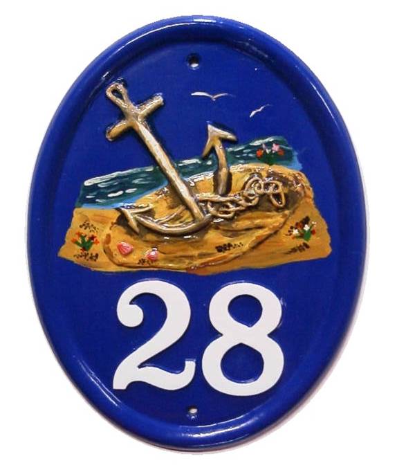 NAUTICAL ANCHOR HOUSE SIGN