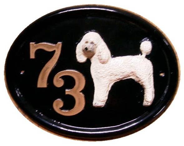 POODLE HOUSE SIGN