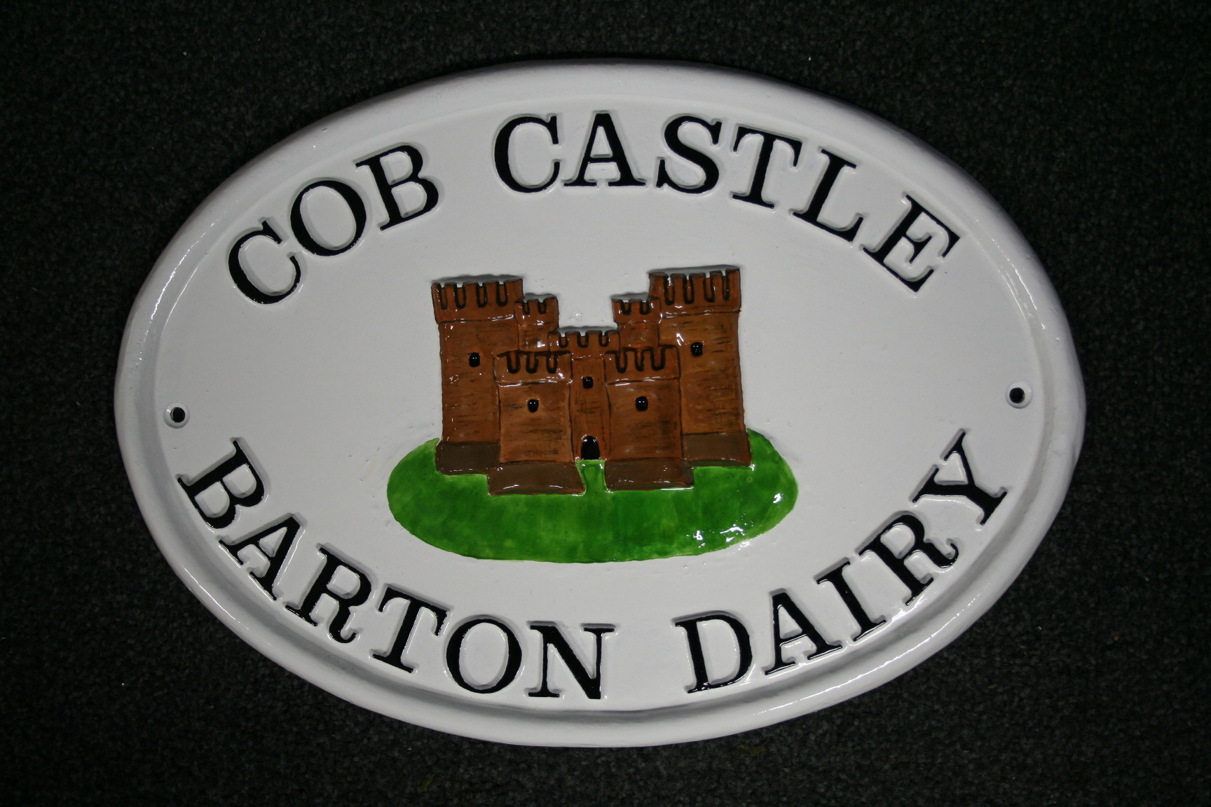 COB CASTLE SHOP SIGN