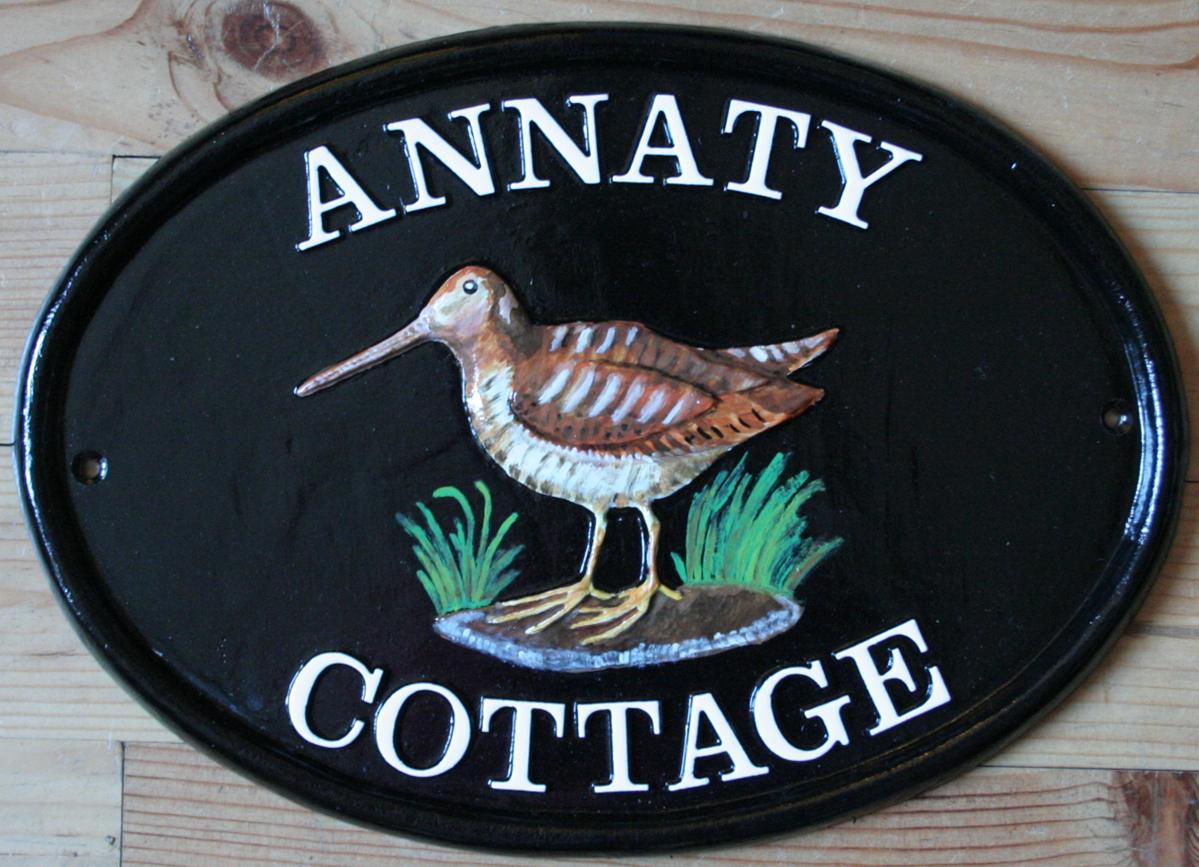 Annaty Cottage - Woodcock House Sign