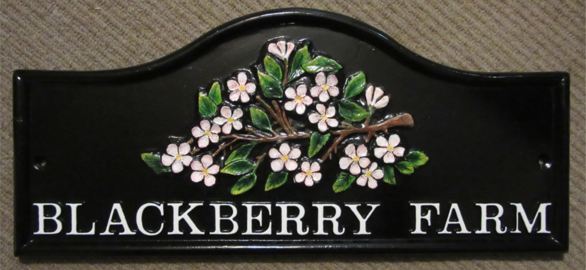 BLACKBERRY FARM HOUSE SIGN