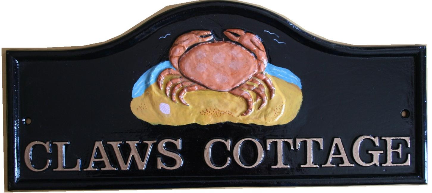 CRAB HOUSE SIGN