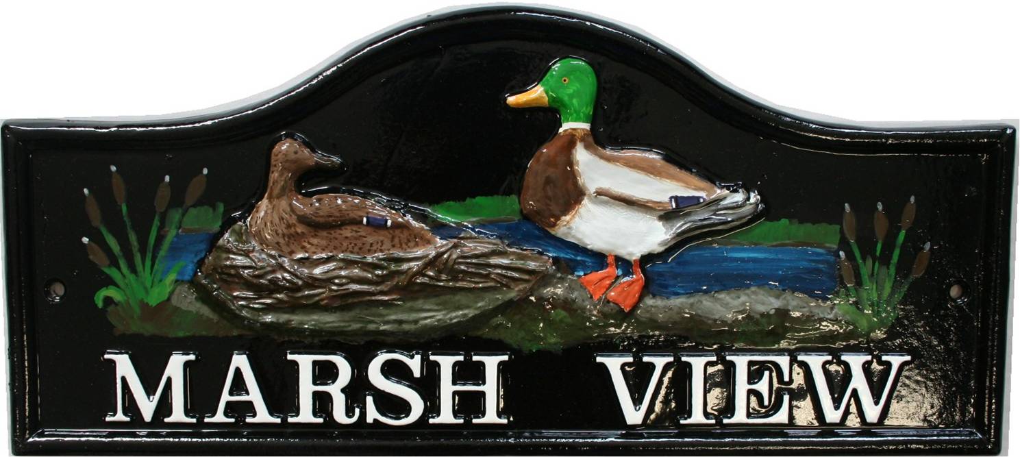 DUCKS HOUSE SIGN