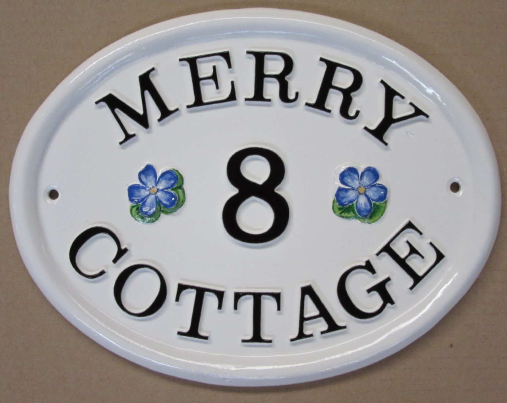 MERRY COTTAGE HOUSE SIGN