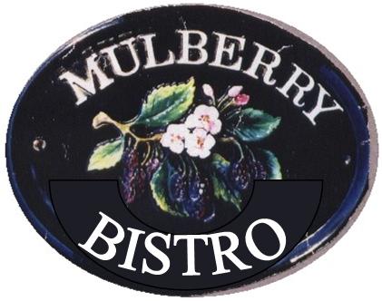 MULBERRY BISTRO SHOP SIGN