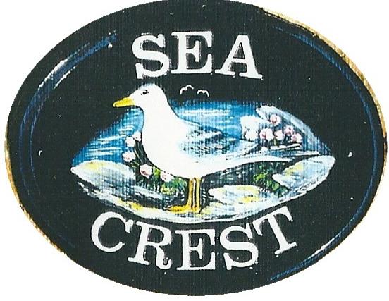 SEA CREST / SEA GULL HOUSE SIGN