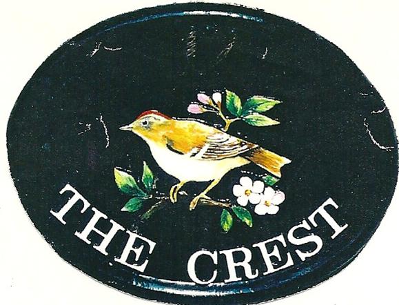 THE CREST HOUSE SIGN