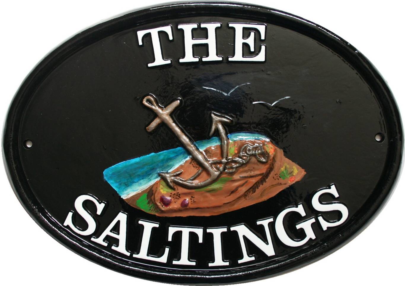 THE SALTINGS / ANCHOR HOUSE SIGN