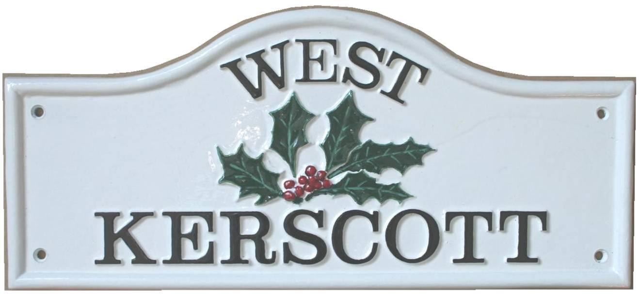 WEST KERSCOTT HOUSE SIGN